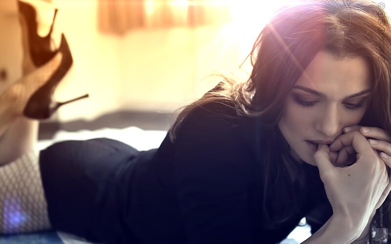 woman in high heels lying down