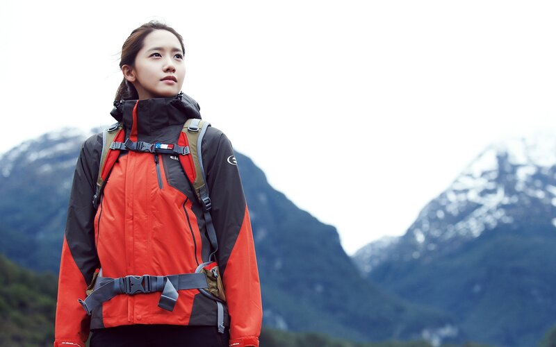 Woman in Hiking Jacket