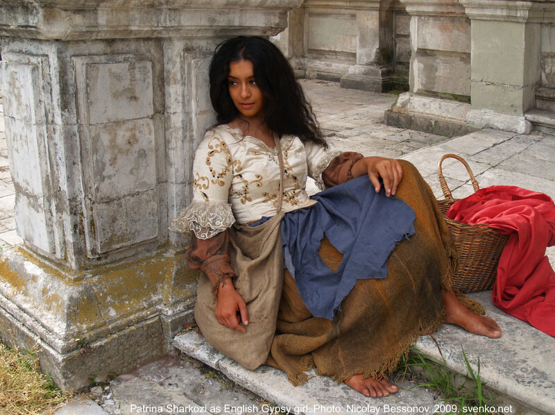 Woman in historical costume