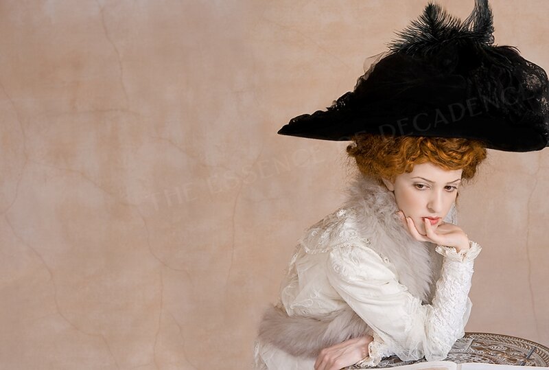 Woman in Historical Costume — White