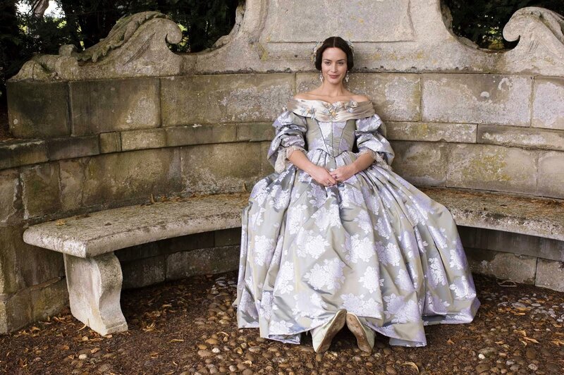 Woman in Historical Gown — Silver