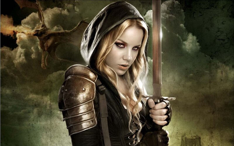 Woman in Hooded Armor
