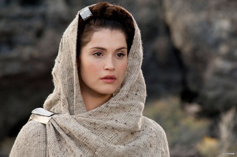 woman in hooded cloak