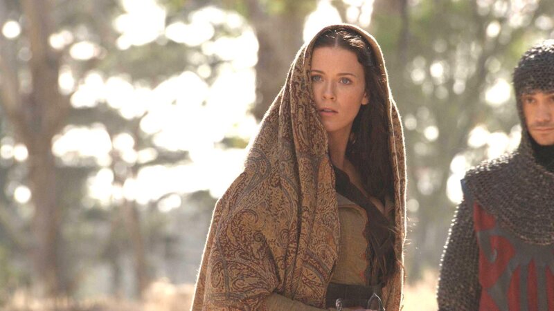 woman in hooded cloak