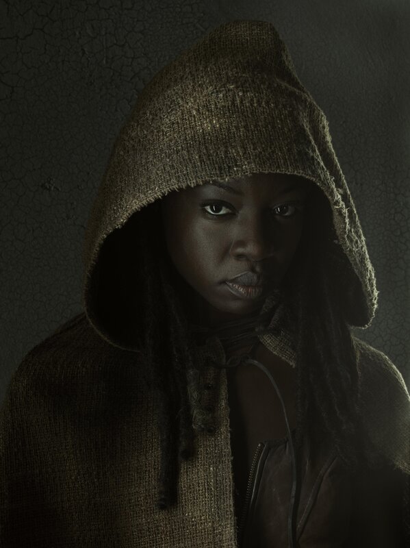 woman in hooded cloak