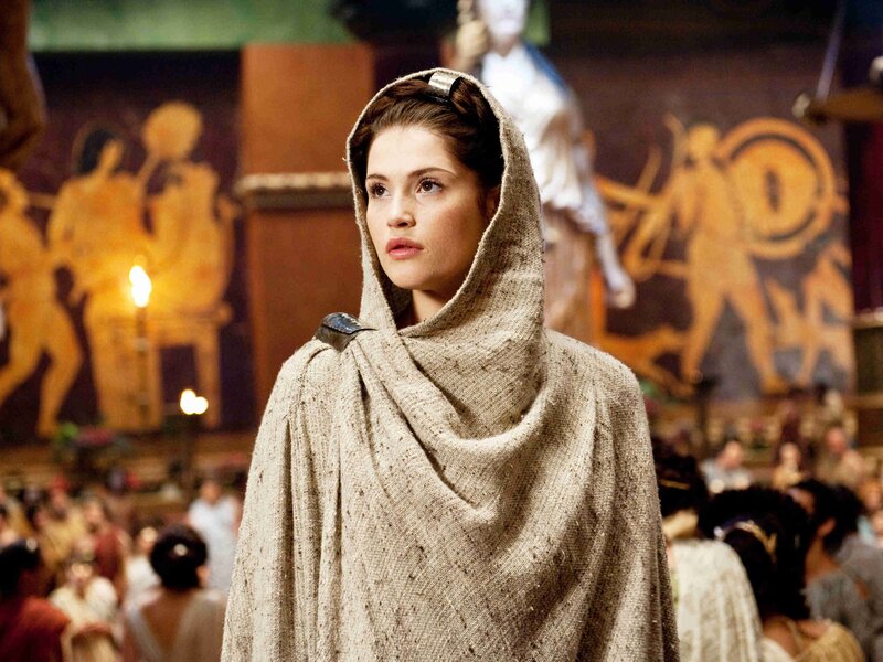 woman in hooded cloak