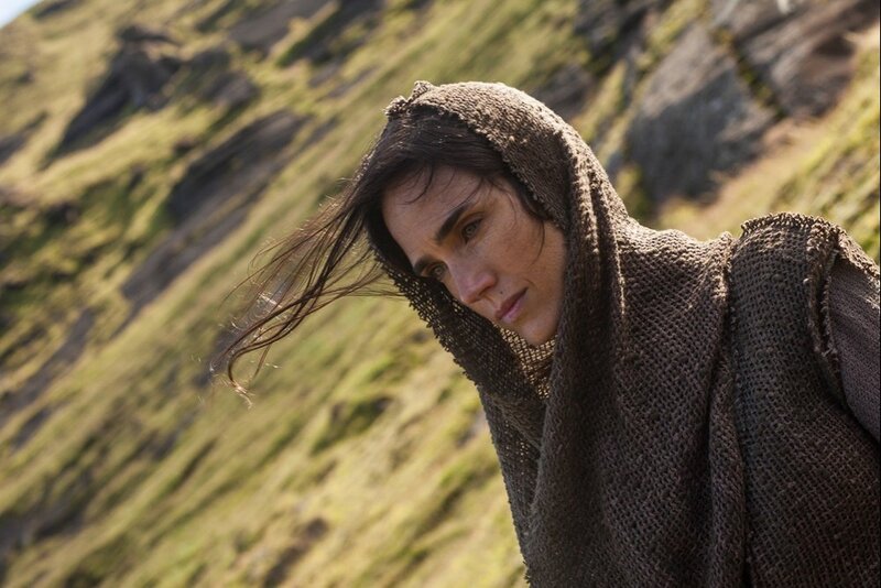 Woman in Hooded Cloak — Brown, Dramatic, Afternoon