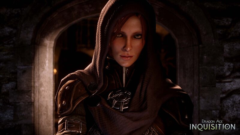 Woman in Hooded Cloak — Brown, Dramatic, Night, 3d Render