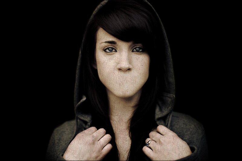 woman in hooded jacket