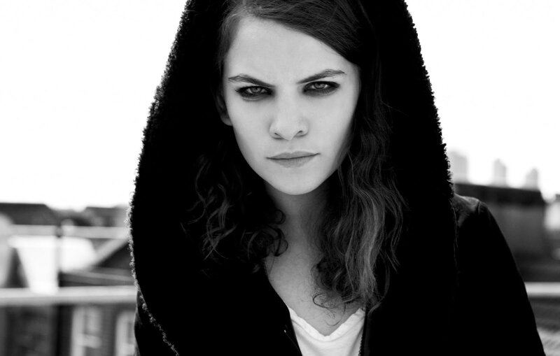 woman in hooded jacket