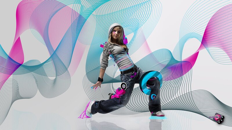 Woman in Hoodie Dancing