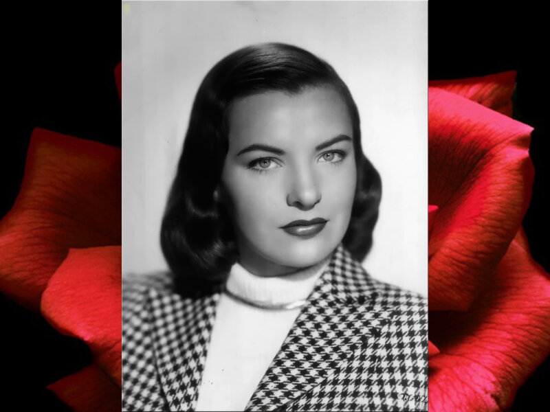 Woman in Houndstooth Jacket — Black, Dramatic
