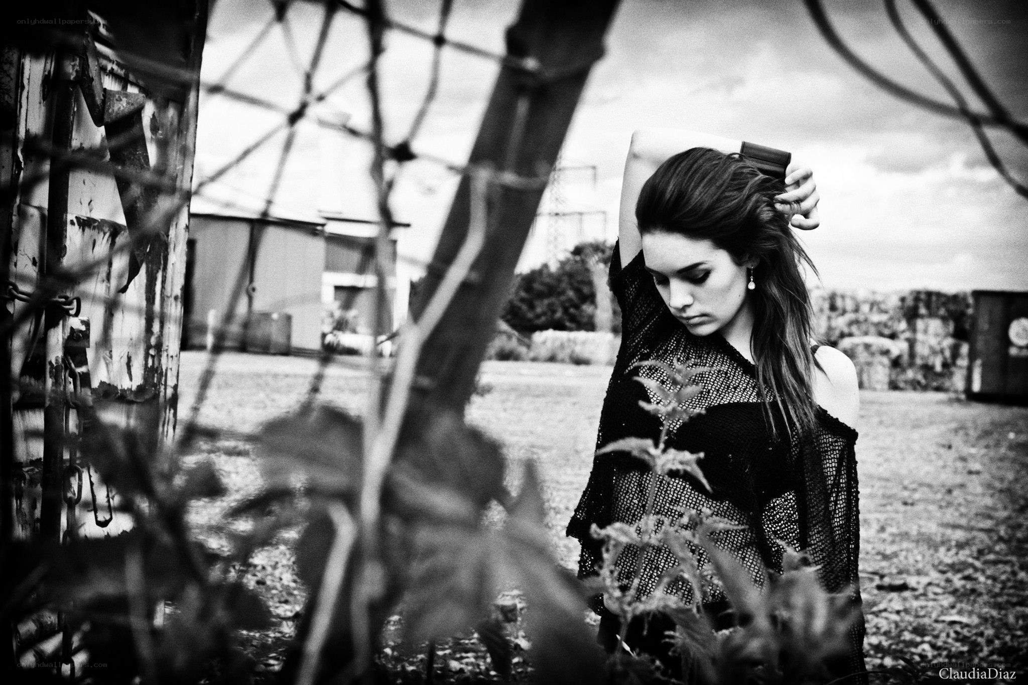 woman in industrial setting