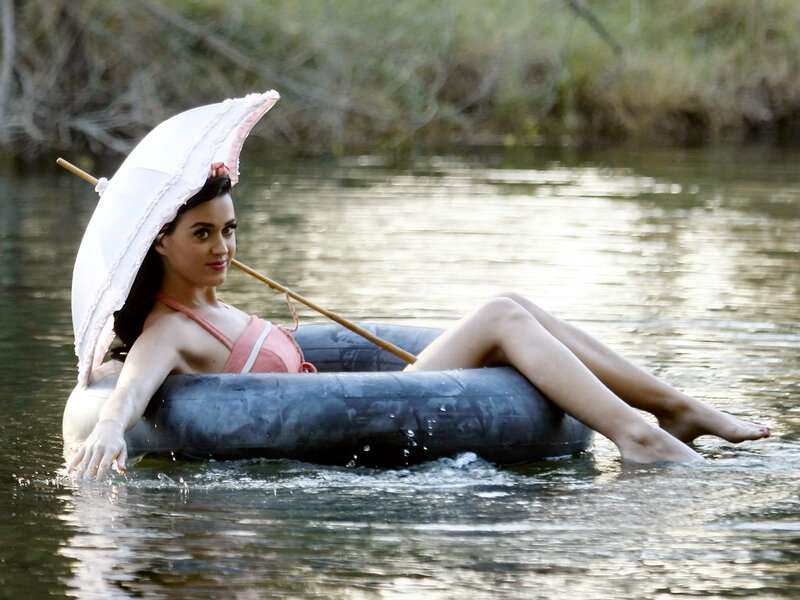 Woman in Inflatable Ring