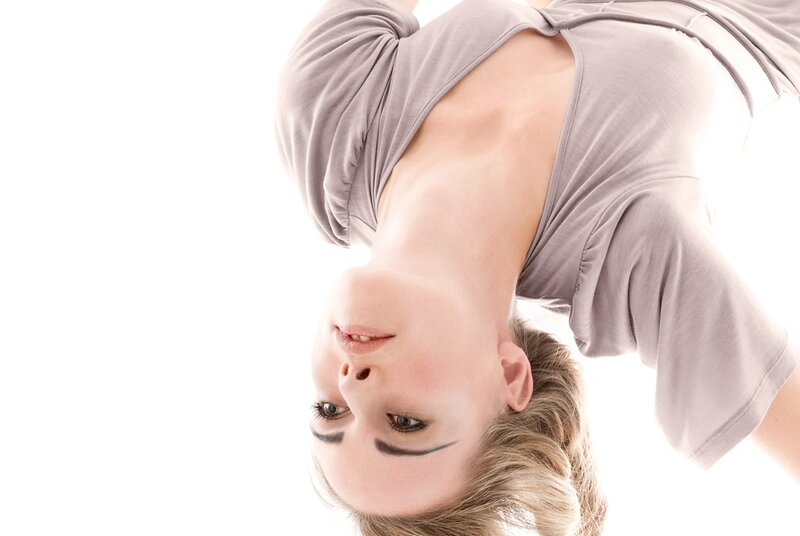 Woman in Inverted Pose