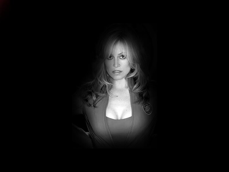 Woman in Jacket — Black, Dramatic