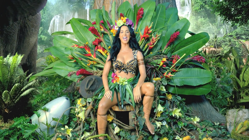 Woman in Jungle Setting — Green, Tropical