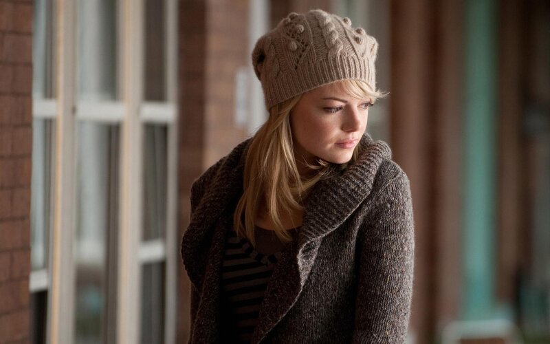 woman in knit hat and coat