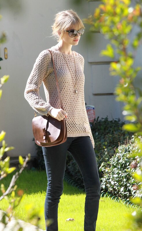 woman in knit sweater