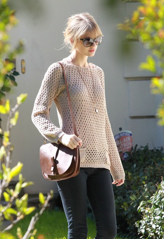 woman in knit sweater