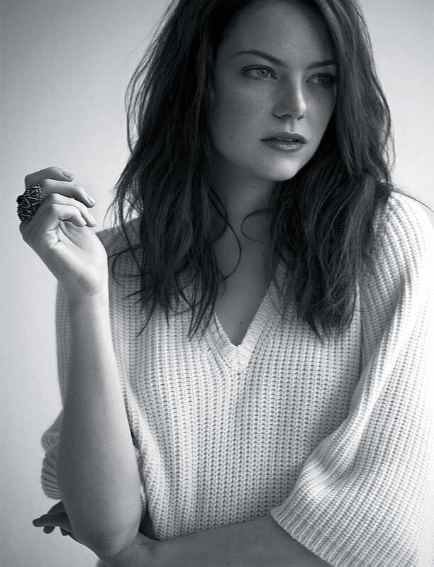 woman in knit sweater