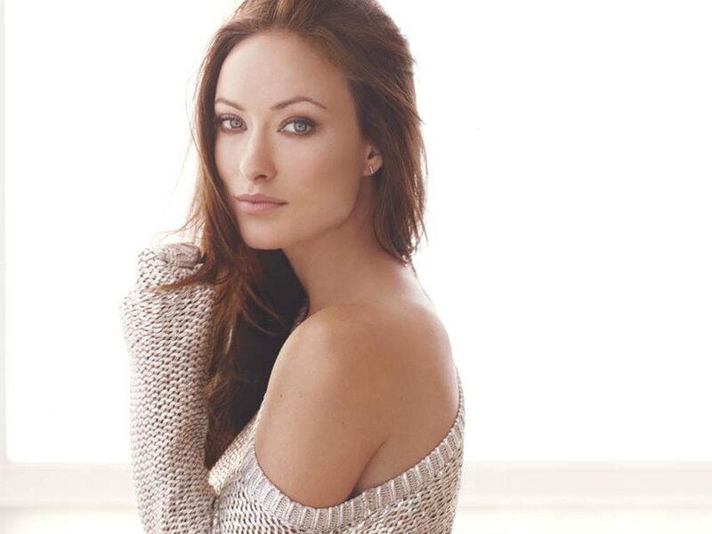 Woman in Knit Sweater — White, Calm