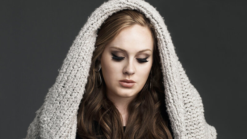woman in knitted hood