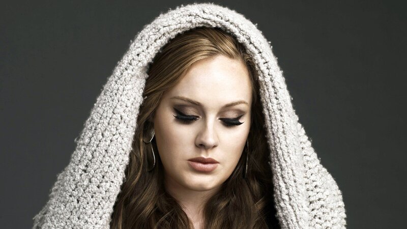 woman in knitted hood