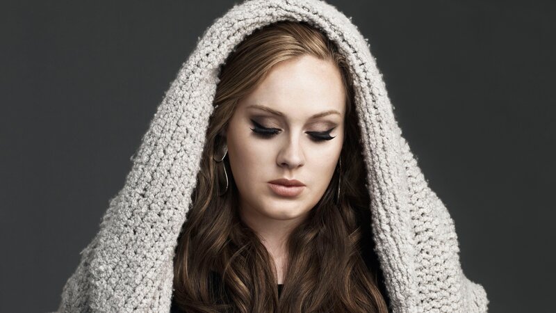 woman in knitted hood