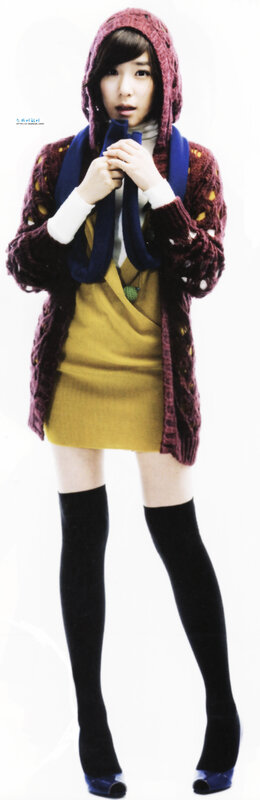woman in knitted outfit