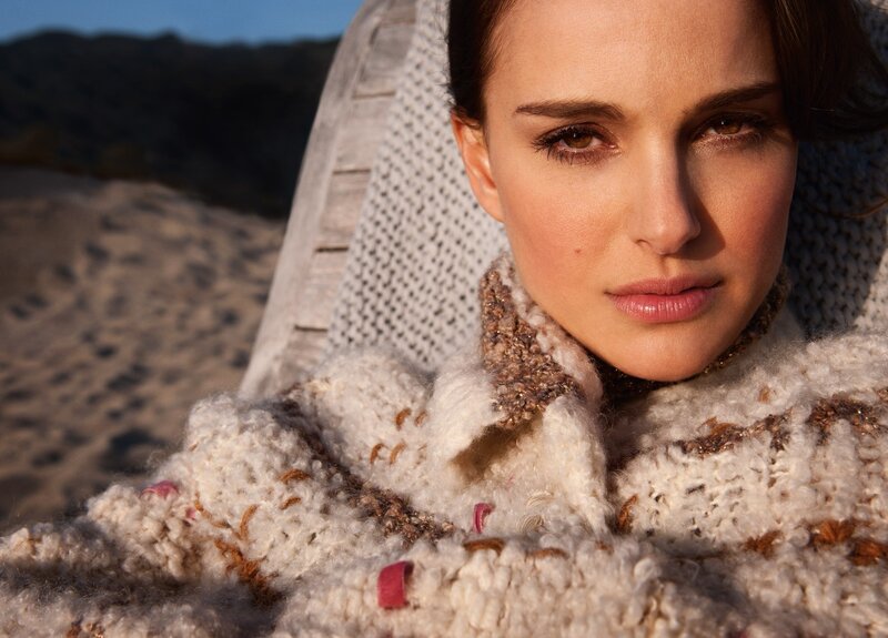 woman in knitted sweater