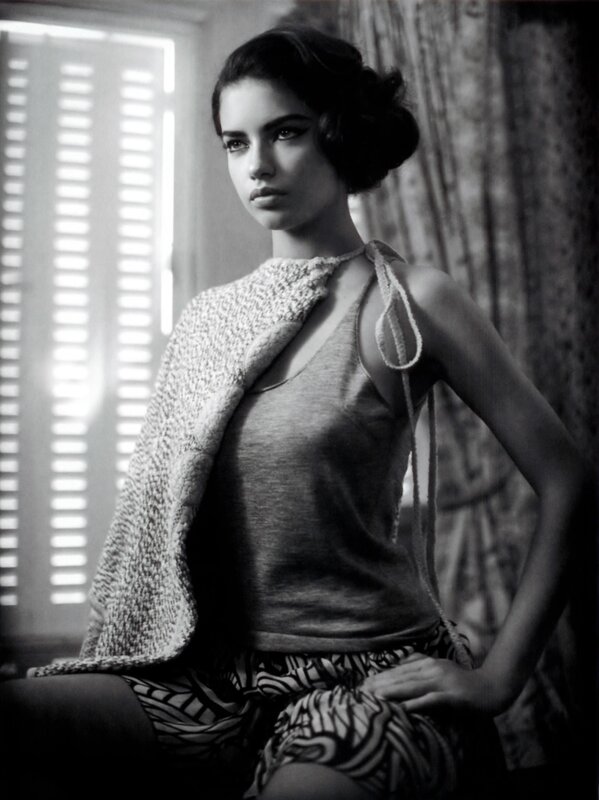 woman in knitted sweater
