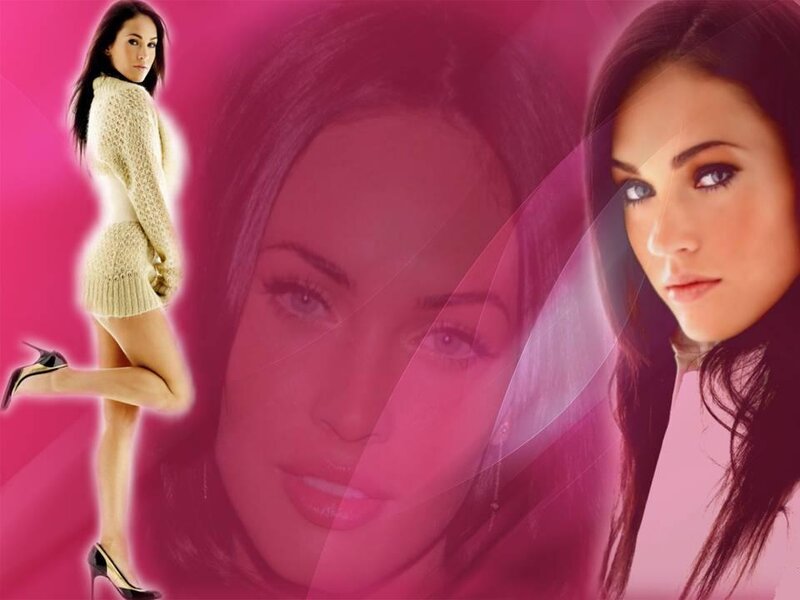 Woman in Knitted Sweater — Pink