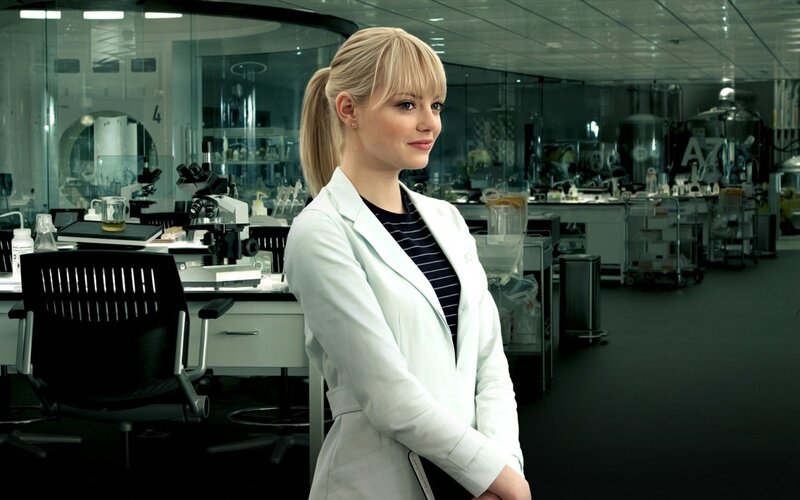 woman in lab coat