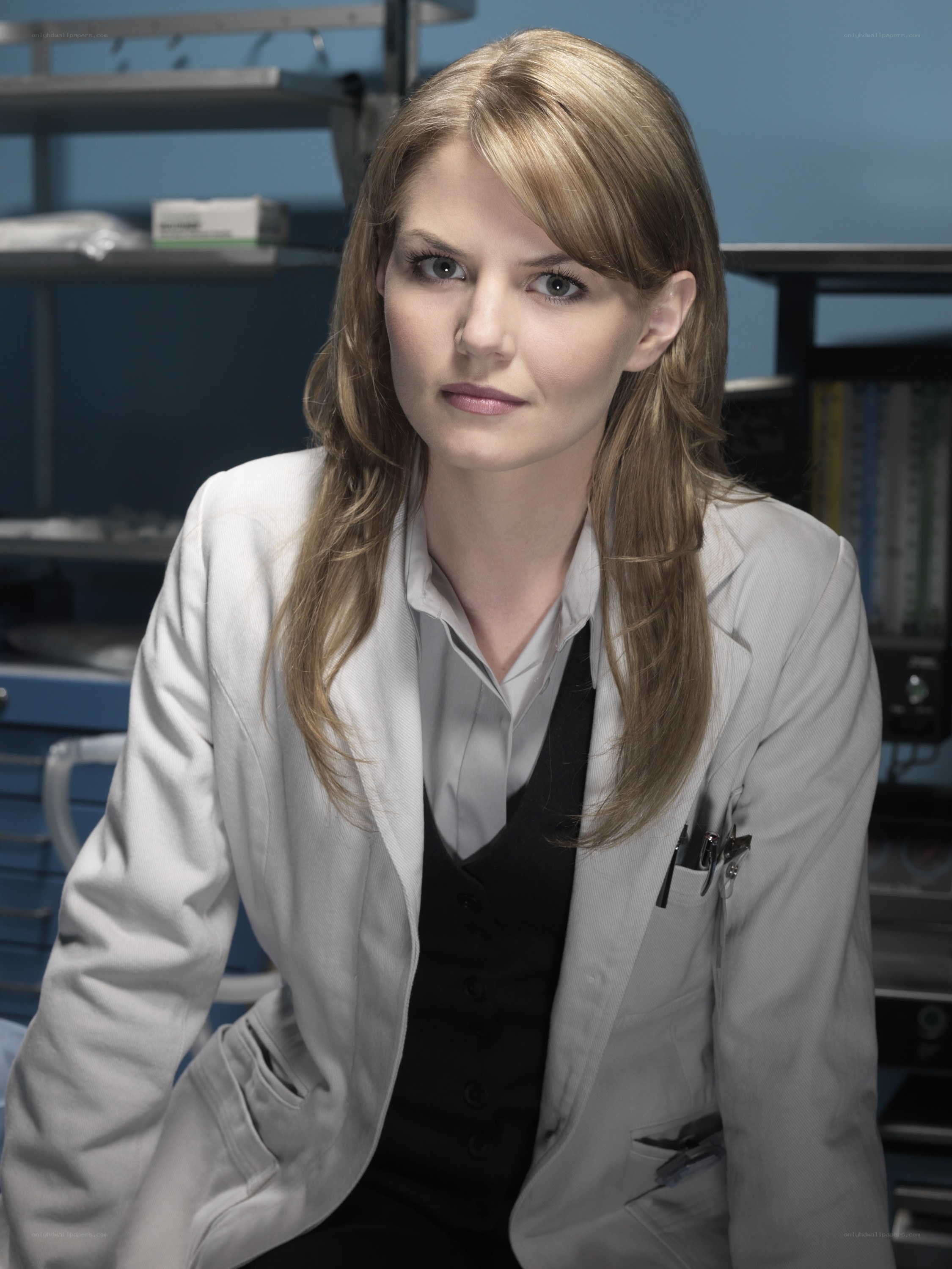 woman in lab coat