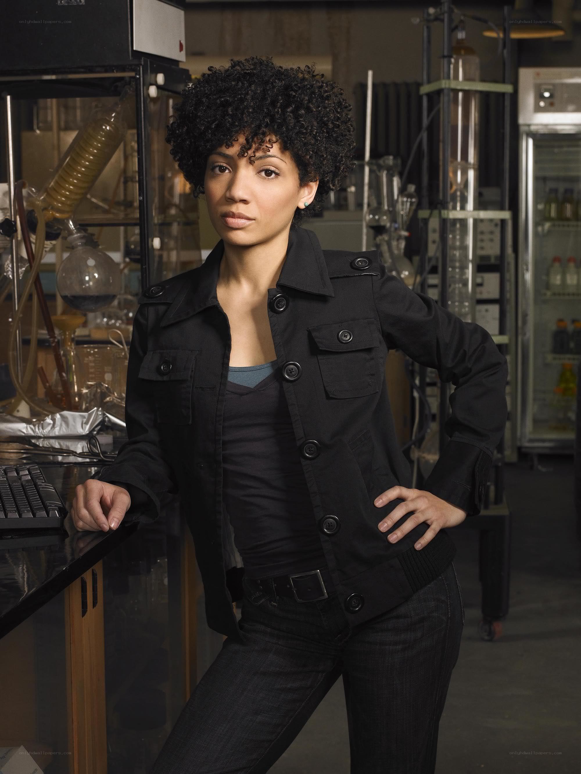woman in lab setting