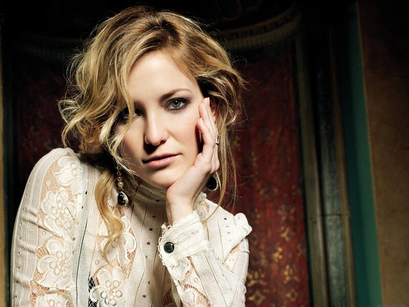 woman in lace blouse portrait