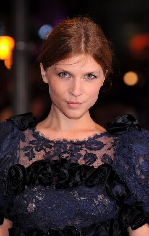 woman in lace dress at event