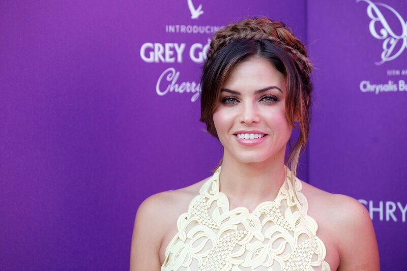 woman in lace dress at event