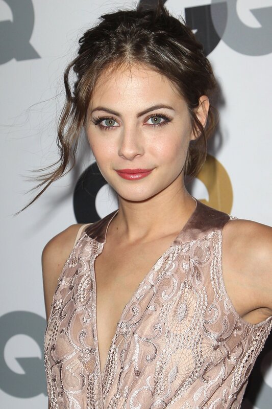 woman in lace dress at event