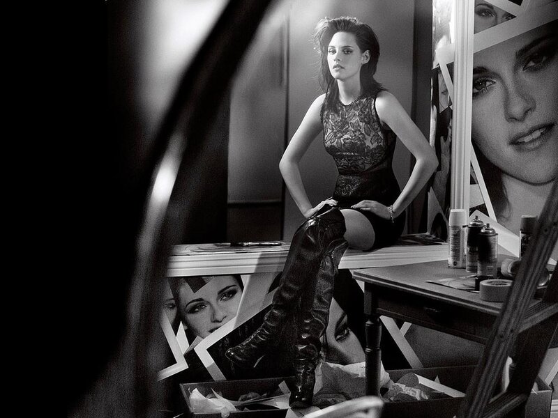 Woman in Lace Dress — Black, Dramatic, Photograph, Mirror