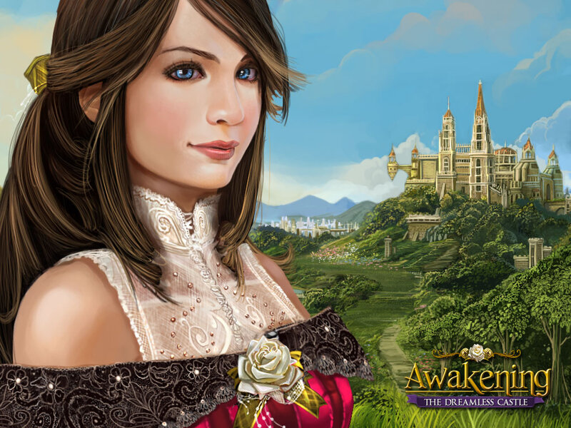 Woman in Lace Dress — Green, Serene