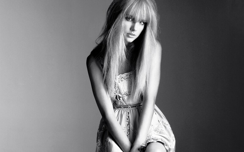 woman in lace dress portrait