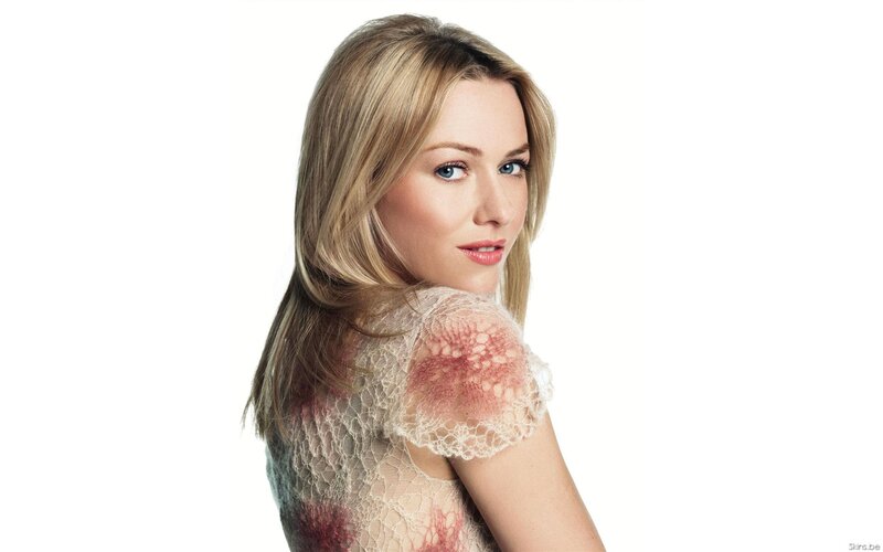 Woman in Lace Dress — White, Neutral, Photograph, Blonde Hair, Blue Eyes