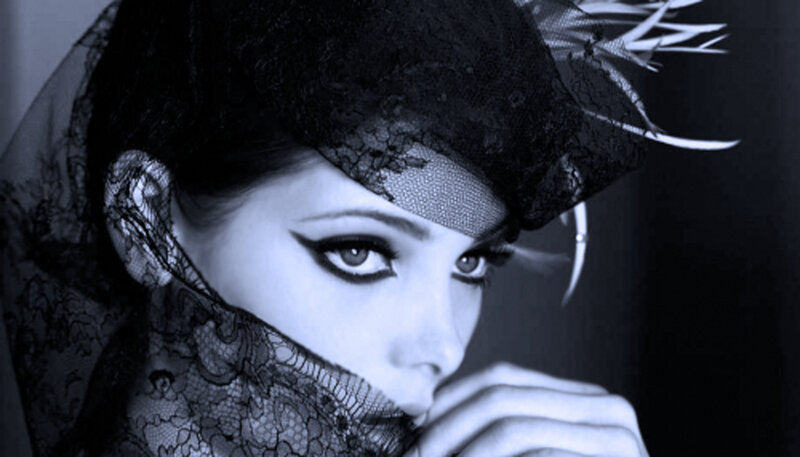 Woman in Lace Hat