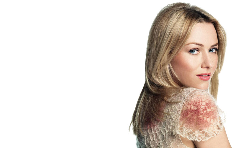 woman in lace top