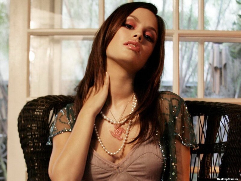 woman in lace top
