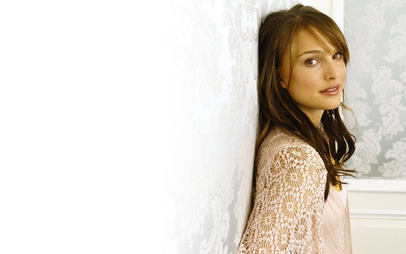woman in lace top leaning