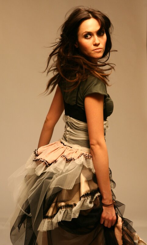 woman in layered dress