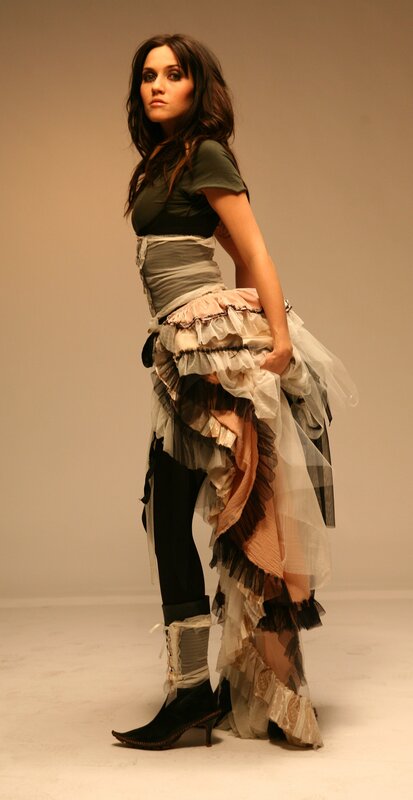 woman in layered fashion dress
